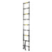 2.6m Telescopic Lightweight Ladder 9 Rung Step / Loft Ladders Compact Storage Loops