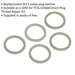 5 PK Replacement M13 Sump Plug Washer - Refill for ys11054 Thread Repair Kit Loops