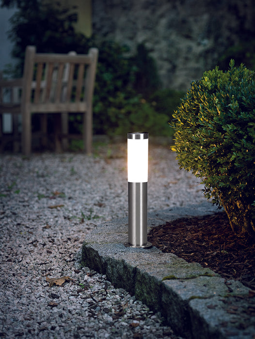4 PACK IP44 Outdoor Bollard Light Stainless Steel 12W E27 450mm Driveway Post Loops