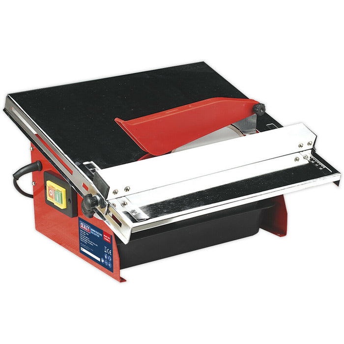 180mm Portable Tile Cutter - 230V 500W - 0 to 45 Degree Mitre 3.5L Water Cooled Loops