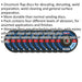 10 PACK 115mm Zirconium Flap Discs - 22mm Bore - Assorted Grits Multipack Loops