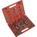 30 Piece Brake Piston Tool Kit - Push & Wind Back Brake Pistons - Storage Case Loops