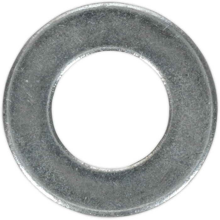 100 PACK Form A Flat Zinc Washer - M12 x 24mm - DIN 125 - Metric - Metal Spacer Loops