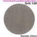 10x 120 Grit Silicon Carbide Mesh 225mm Round Sanding Discs Hook & Loop Backing Loops