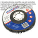 Polycarbide Abrasive Cup Wheel - 115mm x 13mm - 22mm Bore - Paint & Rust Removal Loops