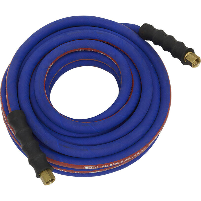 Extra Heavy Duty Air Hose with 1/4 Inch BSP Unions - 10 Metre Length - 10mm Bore Loops