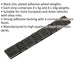 50 PACK 5 & 10g Adhesive Wheel Weights - Strip of 8 - Zinc Plated Steel - Black Loops