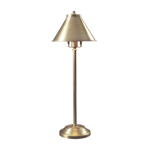 Table Lamp Stick Lamp Elegant Plain Stem Lounge Bedroom Office Aged Brass LED 7W Loops