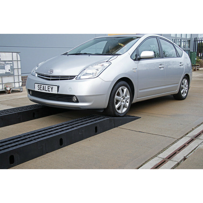 4 Tonne Modular Pit Ramp Kit - 350mm Wide Ramps - Mechanics Under Vehicle Ramp Loops