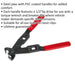 HEAVY DUTY Ear Type CVJ Boot Clip Pliers - Torque Wrench & Breaker Bar Slots Loops