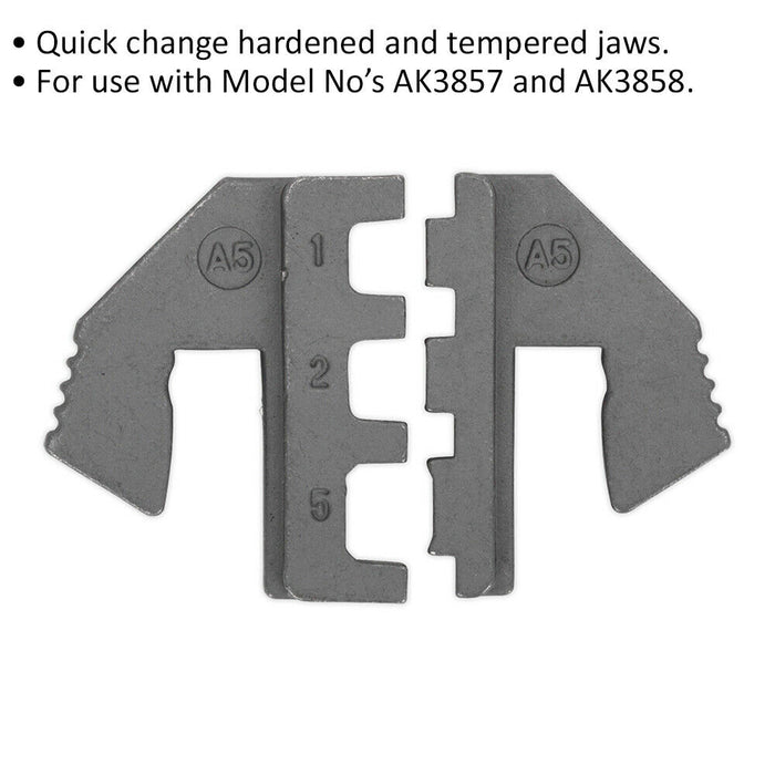 Closed End & Heat Shrink Crimping Jaws for ys00906 & ys00907 Crimping Tool Loops