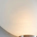 Dimmable LED Wall Light Satin Chrome White Line Pattern Glass Shade Dome Lamp Loops