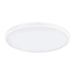 Wall / Ceiling Light White 600mm Round Surface Mounted 27W LED 3000K Loops