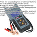 Digital Battery & Alternator Tester - Build-In Printer - LCD Display - 12V Loops