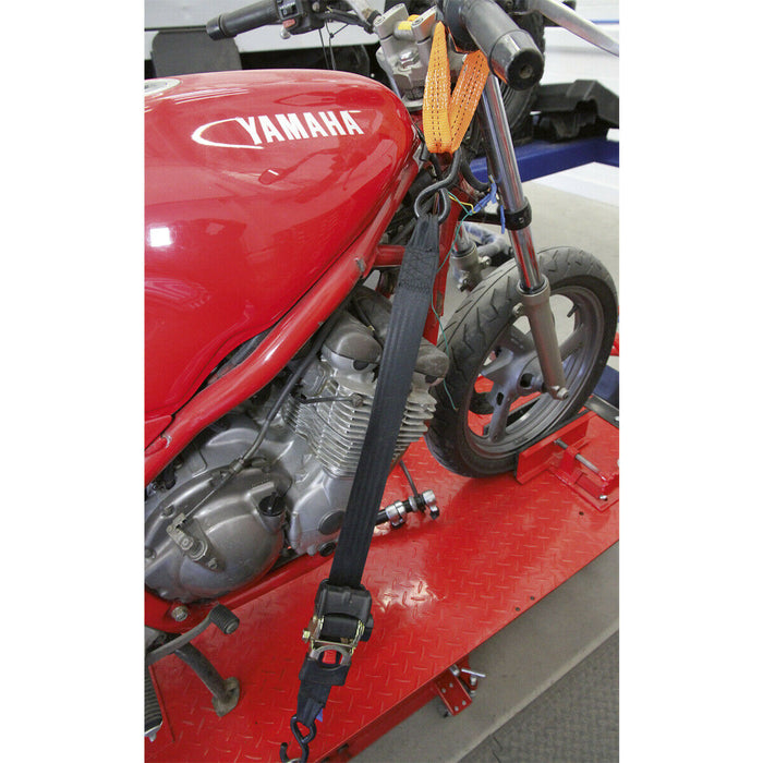 PAIR 35mm x 450mm Tie Down Securing Loop - 2000KG - Offset Loads & Motorcycle Loops