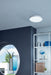 Wall Flush Ceiling Light Colour Chrome Shade Round White Plastic Bulb LED 20W Loops