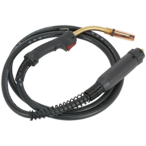 MB36 MIG Torch with Euro Connector - 4m Heat Proof Cable - Contoured Grip Loops