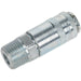 1/2 Inch BSPT Coupling Body Adaptor - Male Thread - 100 psi Free Airflow Rate Loops