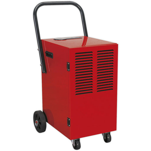 50 Litre Industrial Dehumidifier - Auto Defrost Function - Carbon Air Filter Loops