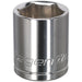 22mm Chrome Plated Drive Socket - 1/2" Square Drive - High Grade Carbon Steel Loops