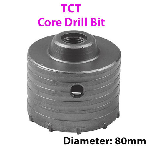 PRO 80mm (3.15") TCT Core Drill Bit Tile Marble Glass Brick Hole Saw Cutter Loops