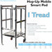 1 Tread Mobile Hop Up Smart Pod 2m Enclosed Guardrail Podium Platform Steps Loops