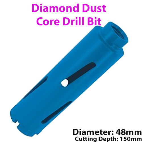 48mm x 150mm Diamond Core Drill Bit Hole Cutter For Brick Wall / Concrete Block Loops