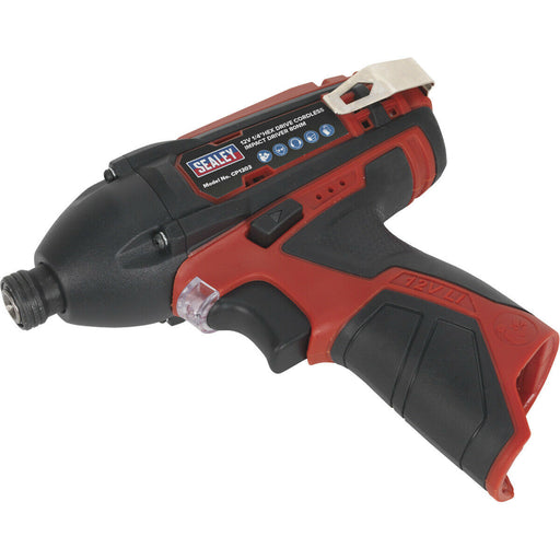 12V Cordless Impact Driver - 1/4" Hex Drive - BODY ONLY - Variable Speed Loops