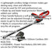 20V Cordless Hedge Trimmer Bundle - Includes 4Ah Lithium-ion Battery & Charger Loops