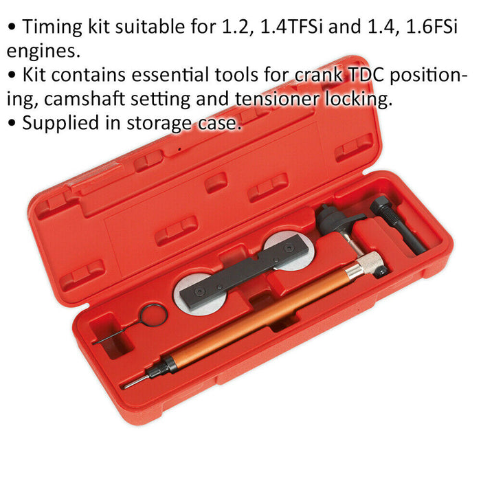 Petrol Engine Timing Tool Kit - CHAIN DRIVE - For VW & Audi 1.2 1.4TFSi 1.6FSi Loops