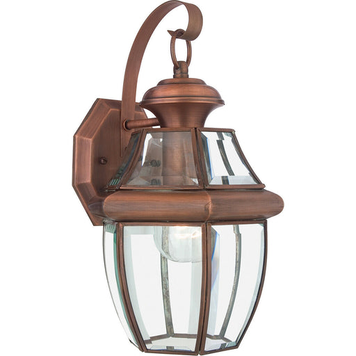 Outdoor IP44 Wall Light Sconce Aged Copper LED E27 100W Bulb Outside External Loops