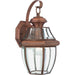 Outdoor IP44 Wall Light Sconce Aged Copper LED E27 100W Bulb Outside External Loops