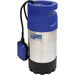 Submersible Stainless Steel Water Pump - 92L/Min - 40m Head - Automatic Cut-Out Loops