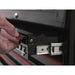 710 x 460 x 270mm RETRO BLACK 2 Drawer MID-BOX Tool Chest Lockable Storage Unit Loops