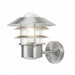 Outdoor IP44 Wall Light Stainless Steel LED E27 60W Loops