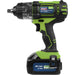 Cordless Impact Wrench - 1/2" Sq Drive - 18V 3Ah Lithium-ion Battery - High Vis Loops