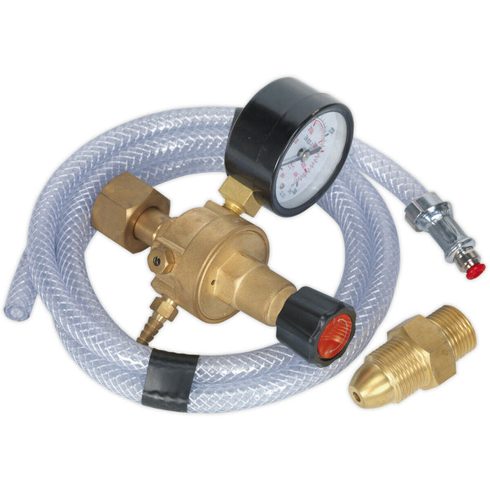 Industrial MIG Gas Regulator Kit with Gauge - 1.5m Hose Length - MIG Conversion Loops