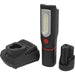 12V 360° Swivel Inspection Light Kit - 1.5Ah Battery & Charger - 8W COB LED Loops