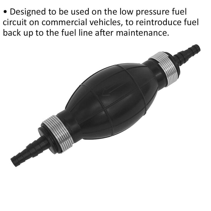 Fuel Pump Priming Tool Low Pressure Fuel Circuit - 10 to 14mm Bore - Commercial Loops