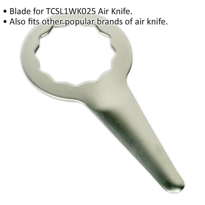 35mm Flat Air Knife Blade - Suitable for ys11694 Air Knife - Bonding Knife Loops