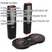 2 x Slim Magnetic Inspection Light & Dual Charging Base - 5W COB & 1W SMD LED Loops