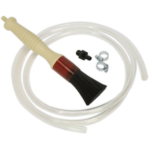 Parts Cleaning Brush with Hose - Cleaning Tank Degreasing Attachment Water Flow Loops