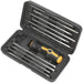 20-in-1 T Bar Screwdriver Set - Slotted Phillips TRX Hex Ball - Long Bits & Case Loops