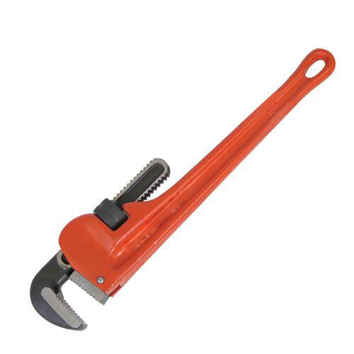 Heavy Duty Adjustable Pipe Wrench 50mm Jaw & 300mm Length Plumbers DIY Tool Loops