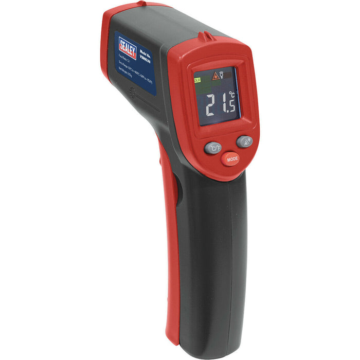 Infrared Laser Digital Thermometer - 400° Max Temperature - Battery Powered Loops