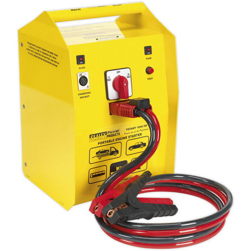 High Power Emergency Jump Starter - Engines Up To 1000 hp - 7000A / 3500A Loops