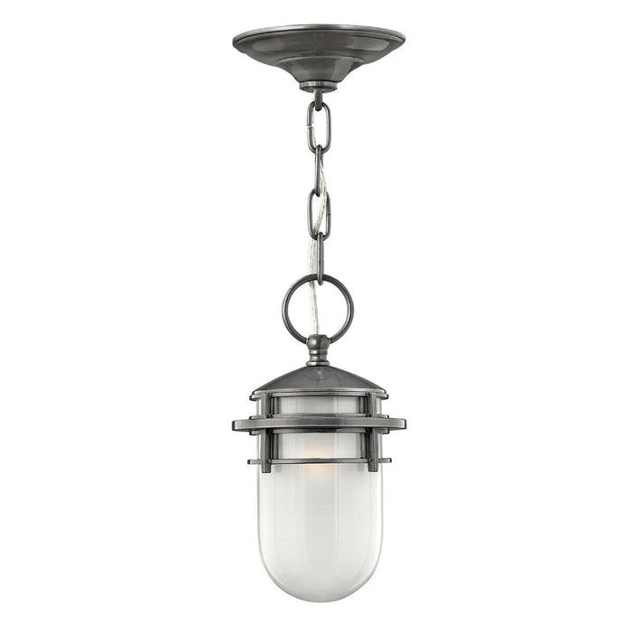 IP23 1 Bulb Chain Lantern Hematite LED E27 60W Bulb Light Fitting Loops