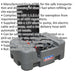 200L Portable Diesel Tank - 12V Electric Pump - 4m Delivery Hose with Nozzle Loops