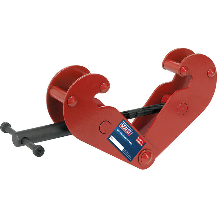 1 Tonne Beam Clamp - Semi-Permanent Steel Beam Attachment - Lifting Point Loops