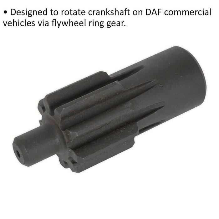 DAF Commercial Crankshaft Rotator - 1/2" Square Drive - Flywheel Ring Gear Spin Loops